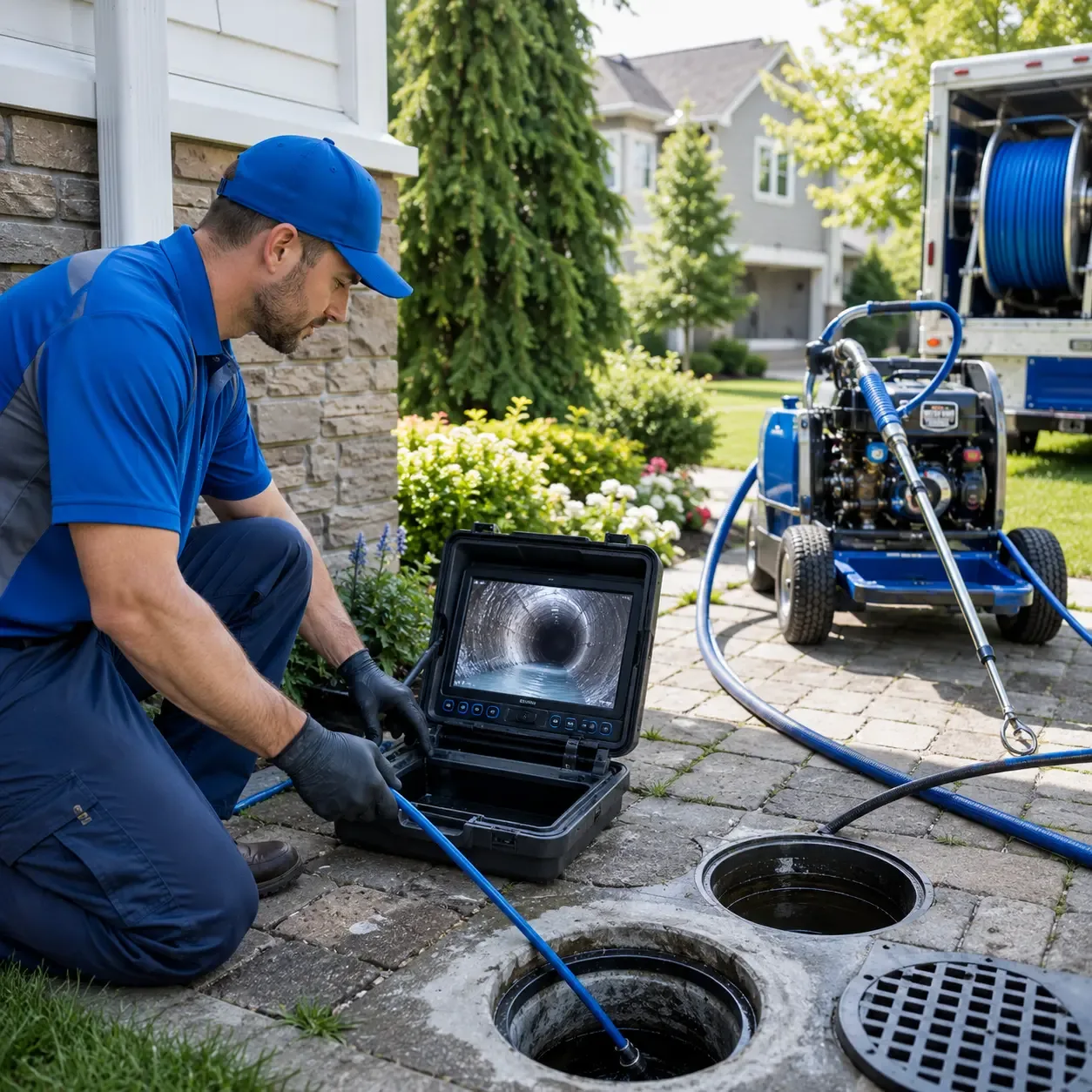 Outdoor drain cleaning professionals serving Dane, WI